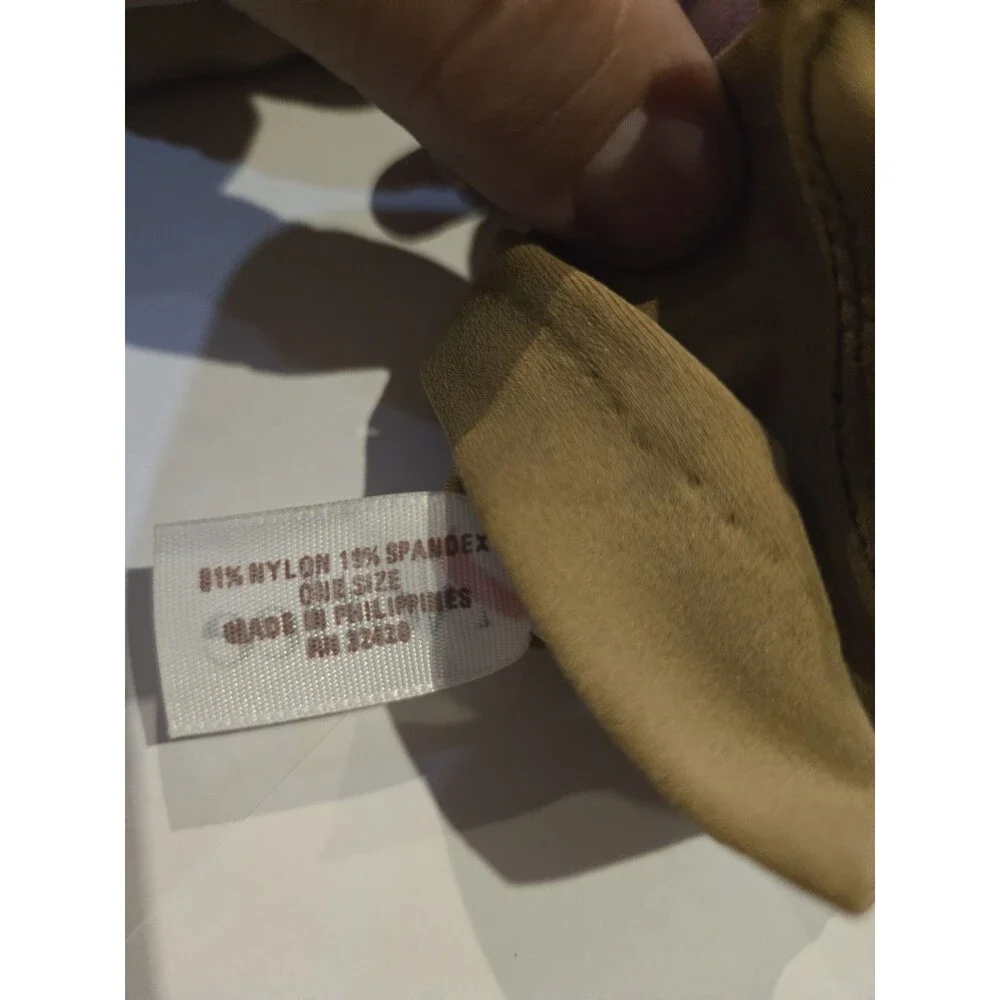 Notice Brand Leather And Woven Women's Gloves One Size Fits Most
